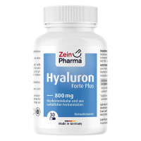 Пищевая добавка с гиалуроновой кислотой HYALURON FORTE Plus 800 mg Kapseln 30 шт Zein Pharma